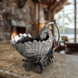 Pure Pewter Oak Leaf Gravy Boat - OROA