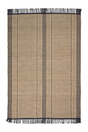 Black Brown Fringed Rug 5' x 7'5'' | La Forma Brunilda| Oroa.com