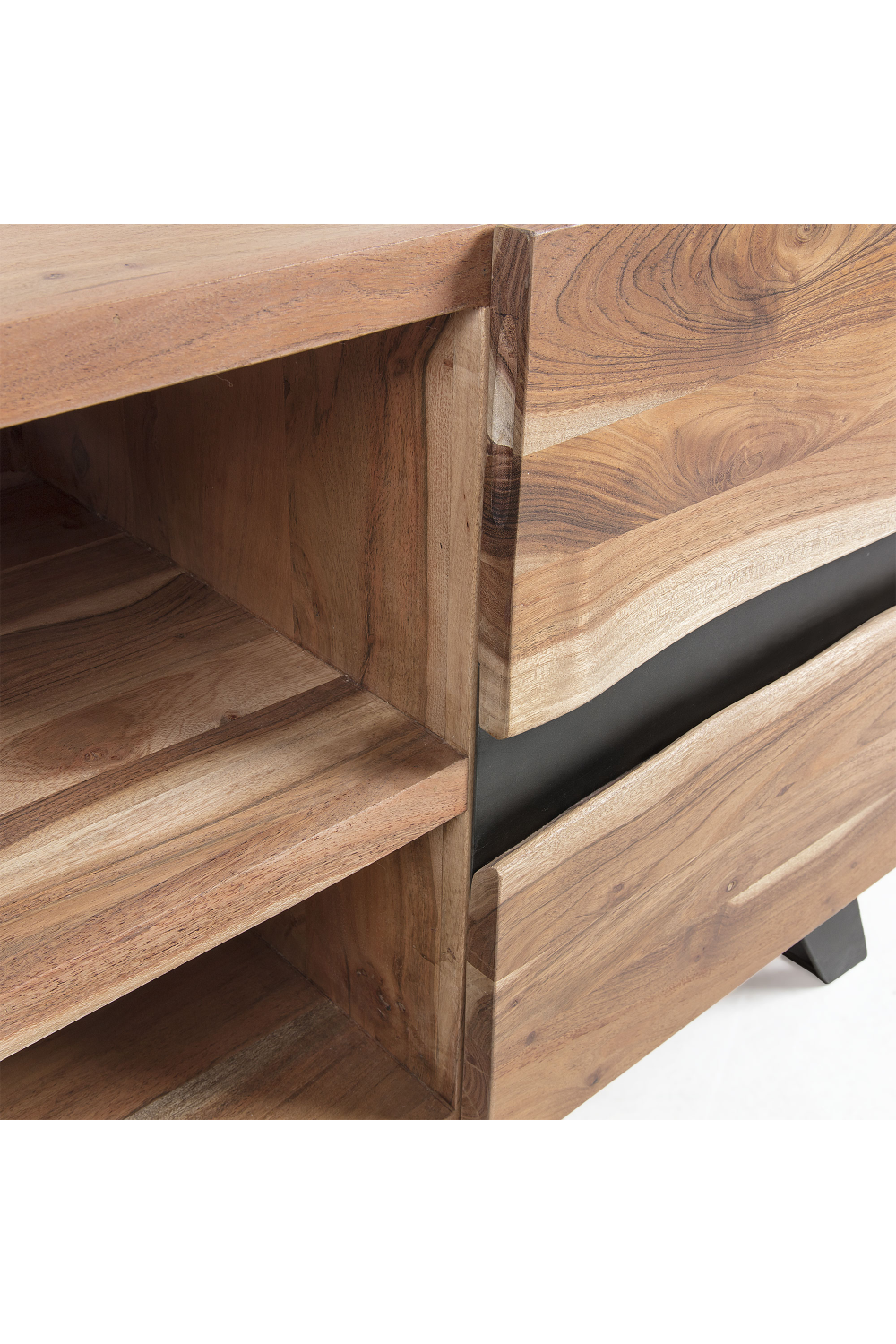 Acacia Wood TV Cabinet | La Forma Uxia | Oroa.com