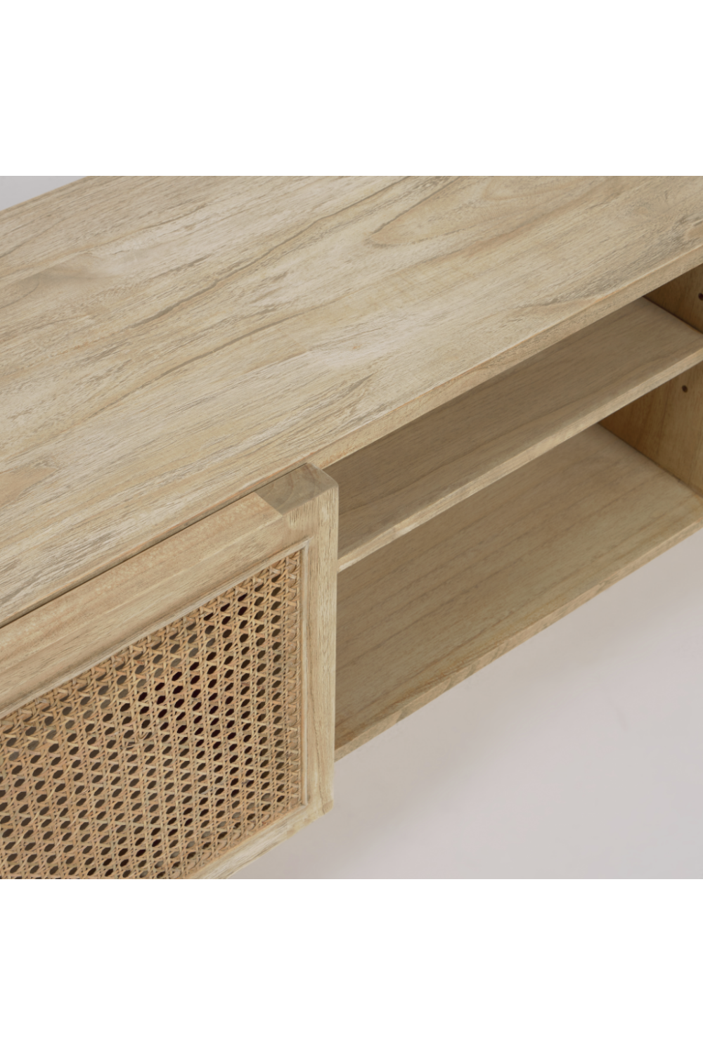 Mindi Wood & Rattan Media Unit | La Forma Rexit | Oroa.com