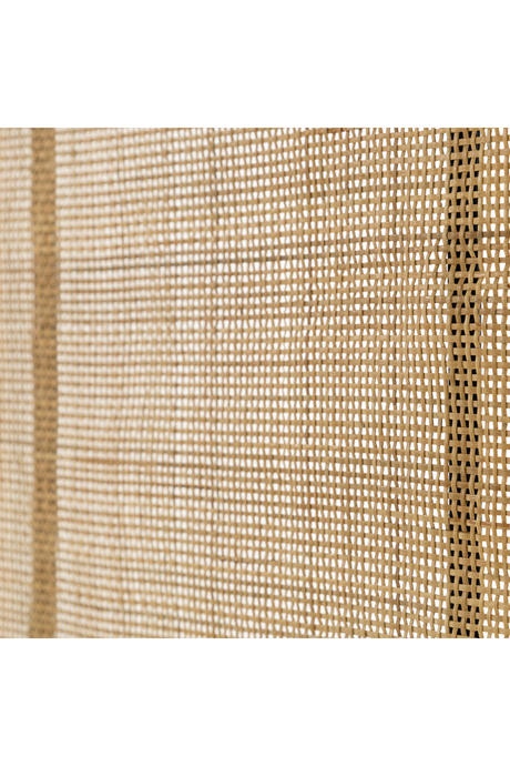 Black Weaved Rattan Queen Headboard 67" | La Forma Lalita | Oroa.com