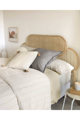 Natural Weaved Rattan Queen Headboard 67" | La Forma Lalita | Oroa.com