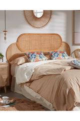Natural Weaved Rattan Queen Headboard 67" | La Forma Lalita | Oroa.com