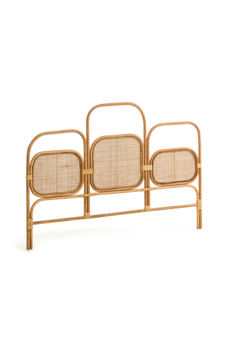 Rattan 3-Panel Queen Headboard 67"  | La  Forma Krysia | Oroa.com