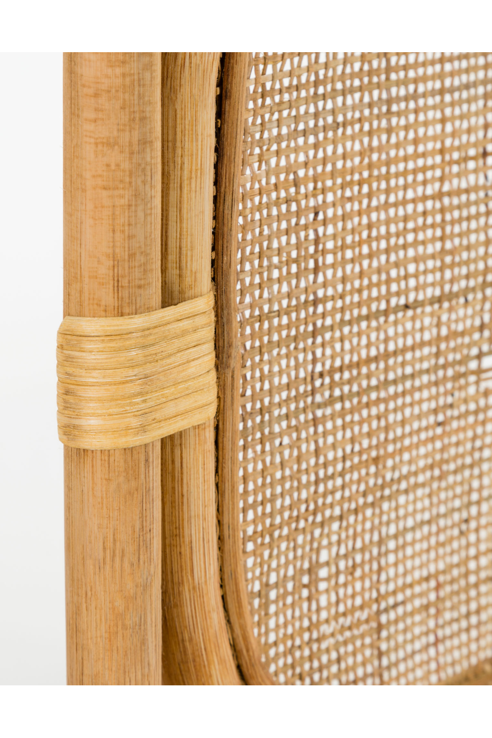 Rattan 3-Panel Queen Headboard 67"  | La  Forma Krysia | Oroa.com