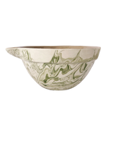 Marbled Olive Mixing Bowls - Set of 3