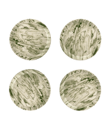 Marbled Olive Dinner Plate - Set of 4