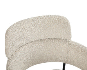 White Boucle Dining Chair | Liang & Eimil Alice