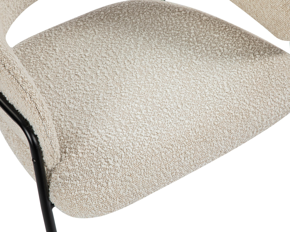 White Boucle Dining Chair | Liang & Eimil Alice