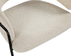 White Boucle Dining Chair | Liang & Eimil Alice