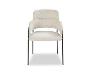 White Boucle Dining Chair | Liang & Eimil Alice