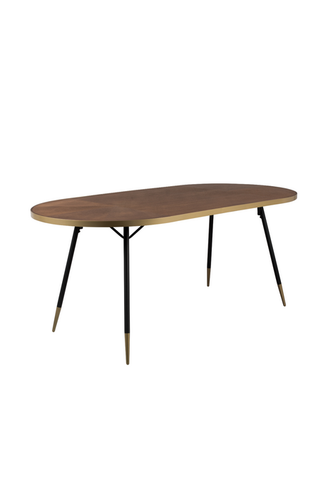 Wooden Oval Dining Table | DF Denise | Oroa.com