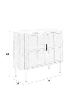 Brown Wooden Sideboard | DF Yaz | OROA.com