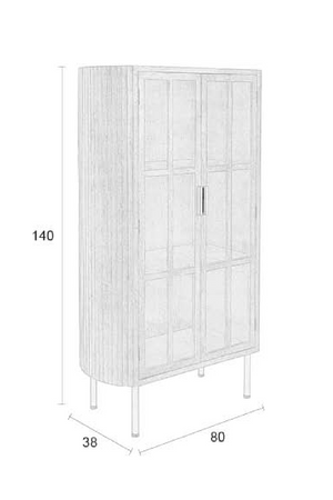 Brown Wooden Cabinet | DF Yaz | OROA.com