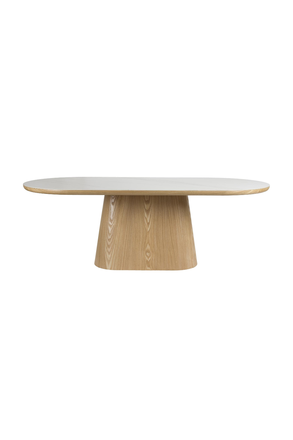 Oval Wood Dining Table | DF Almira | OROA.com
