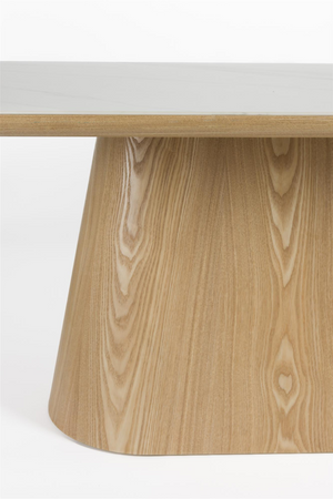 Oval Wood Dining Table | DF Almira | OROA.com