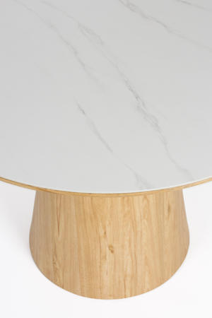 Round Wood Dining Table | DF Almira | OROA.com