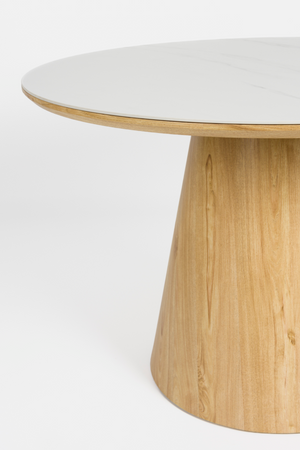 Round Wood Dining Table | DF Almira | OROA.com