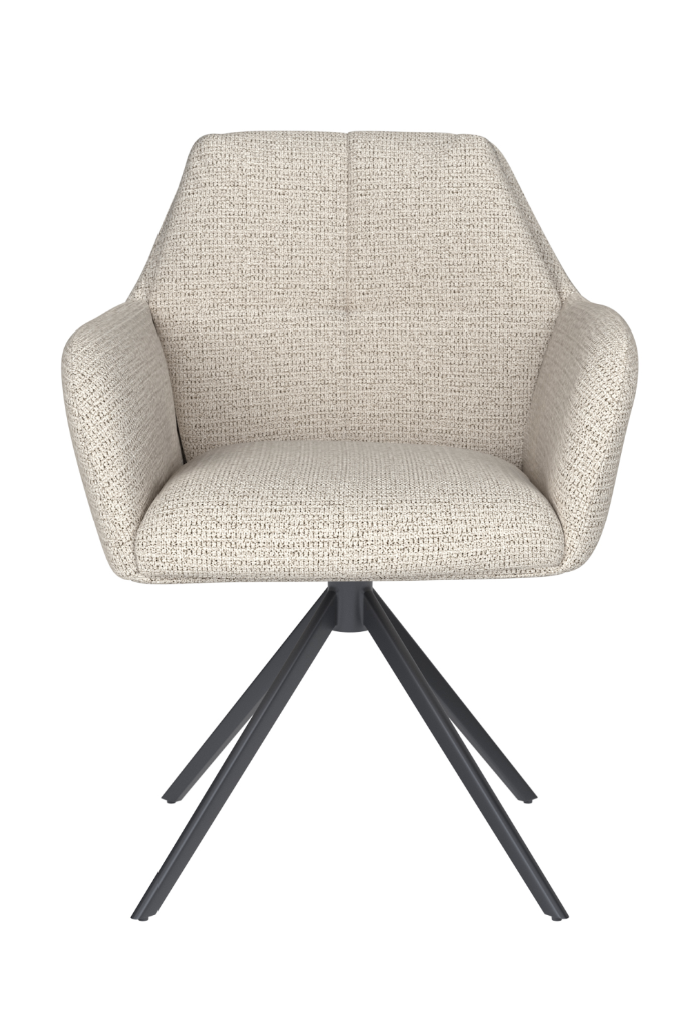 Square Tufted Swivel Armchair | DF Pete | OROA.com