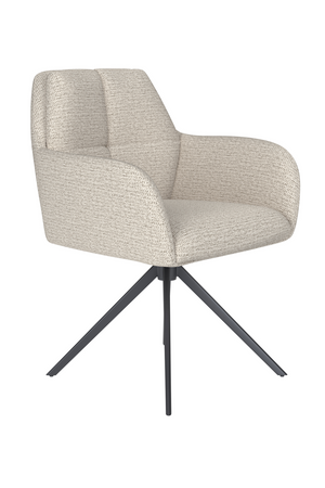 Square Tufted Swivel Armchair | DF Pete | OROA.com