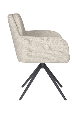 Square Tufted Swivel Armchair | DF Pete | OROA.com