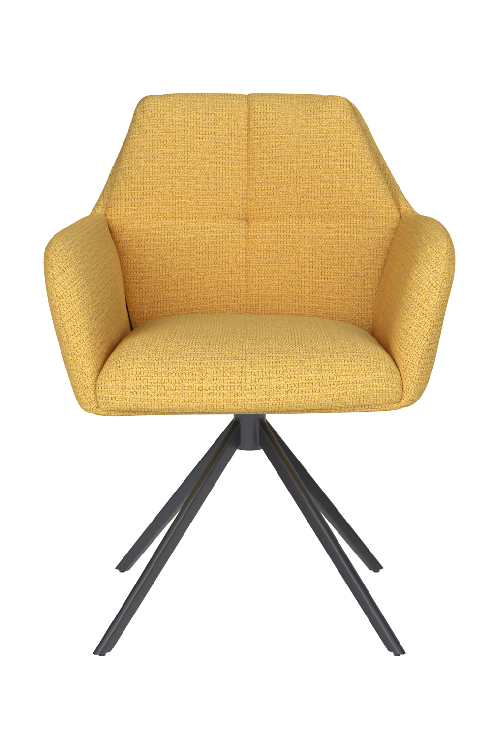Square Tufted Swivel Armchair | DF Pete | OROA.com