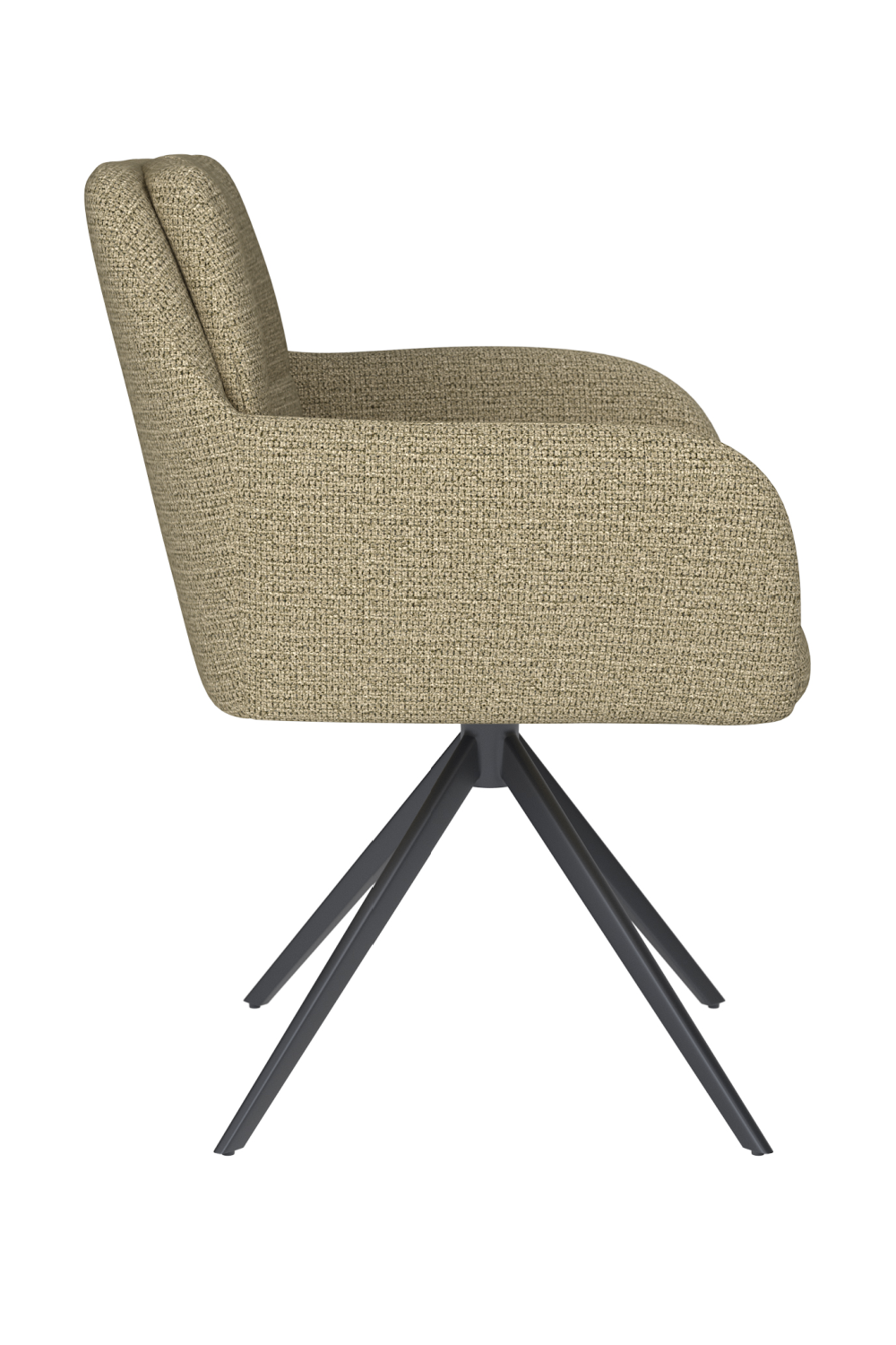 Square Tufted Swivel Armchair | DF Pete | OROA.com