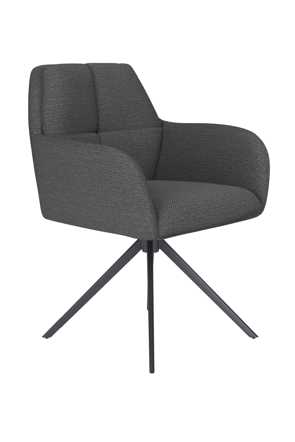 Square Tufted Swivel Armchair | DF Pete | OROA.com
