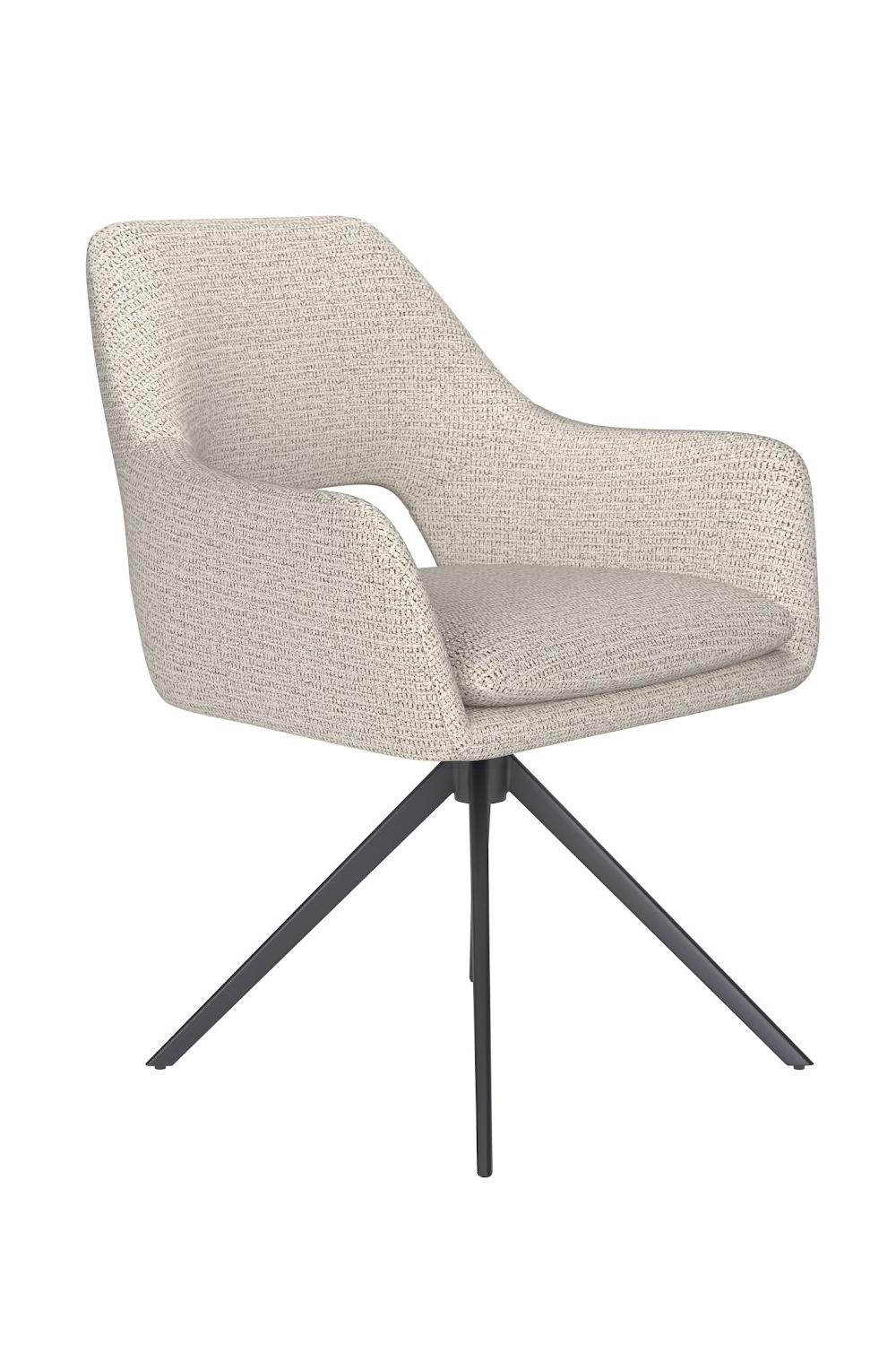 Cut-Out Back Swivel Armchair | DF Mos | OROA.com