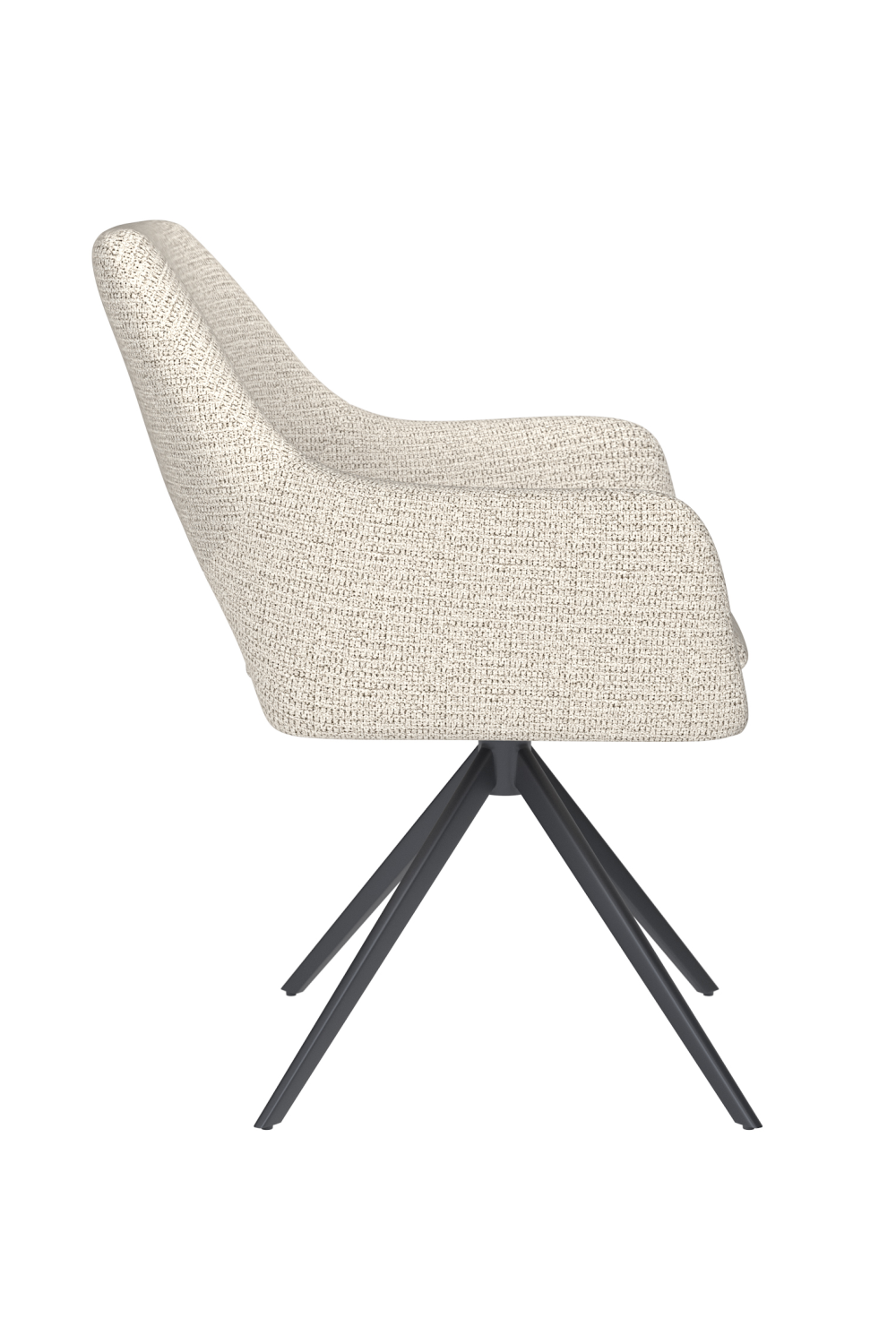 Cut-Out Back Swivel Armchair | DF Mos | OROA.com