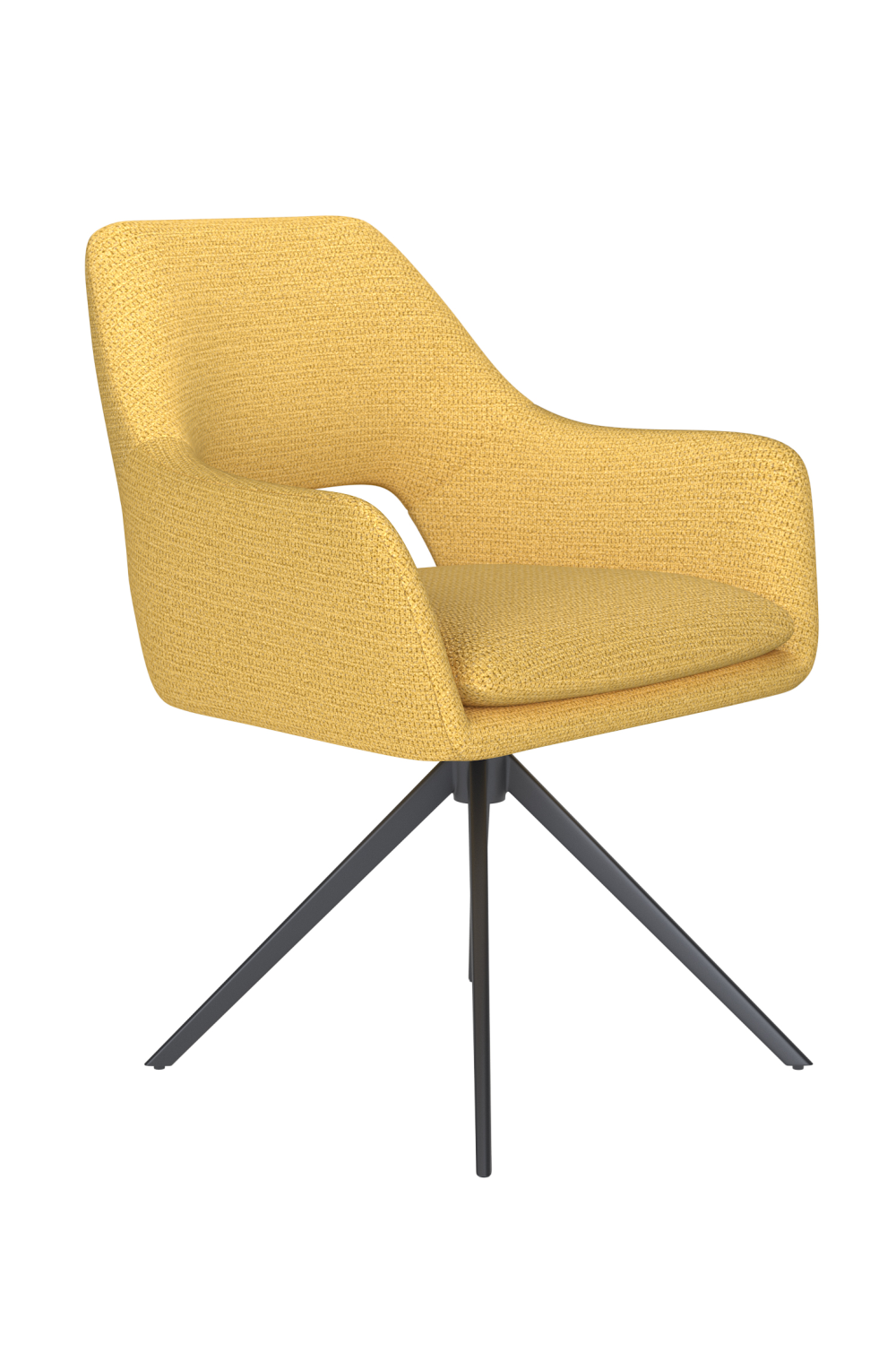 Cut-Out Back Swivel Armchair | DF Mos | OROA.com
