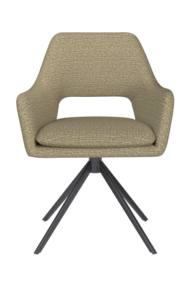 Cut-Out Back Swivel Armchair | DF Mos | OROA.com