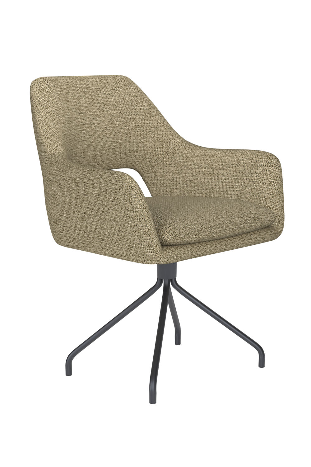 Cut-Out Back Spider Swivel Armchair | DF Mos | OROA.com