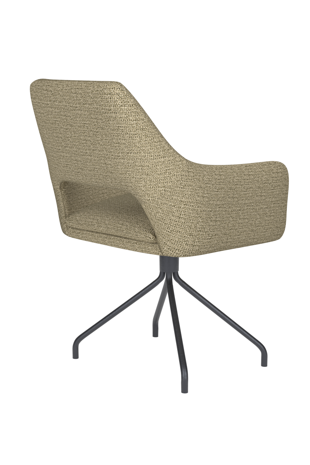 Cut-Out Back Spider Swivel Armchair | DF Mos | OROA.com