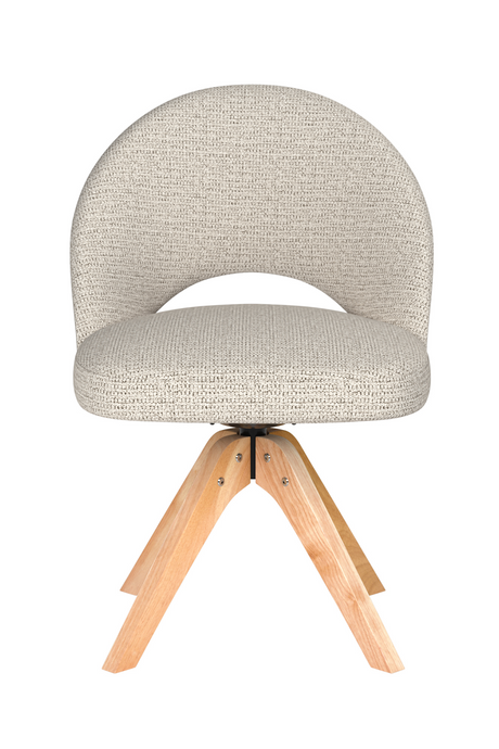 Cut-Out Wooden Swivel Chair | DF Mick | Oroa.com