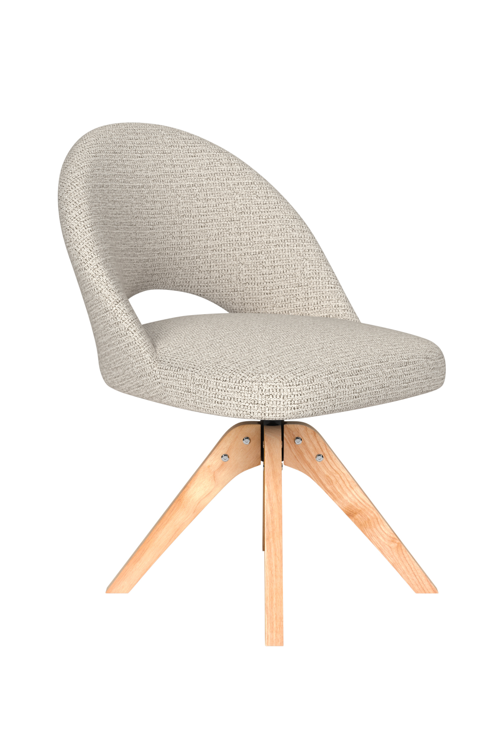 Cut-Out Wooden Swivel Chair | DF Mick | Oroa.com