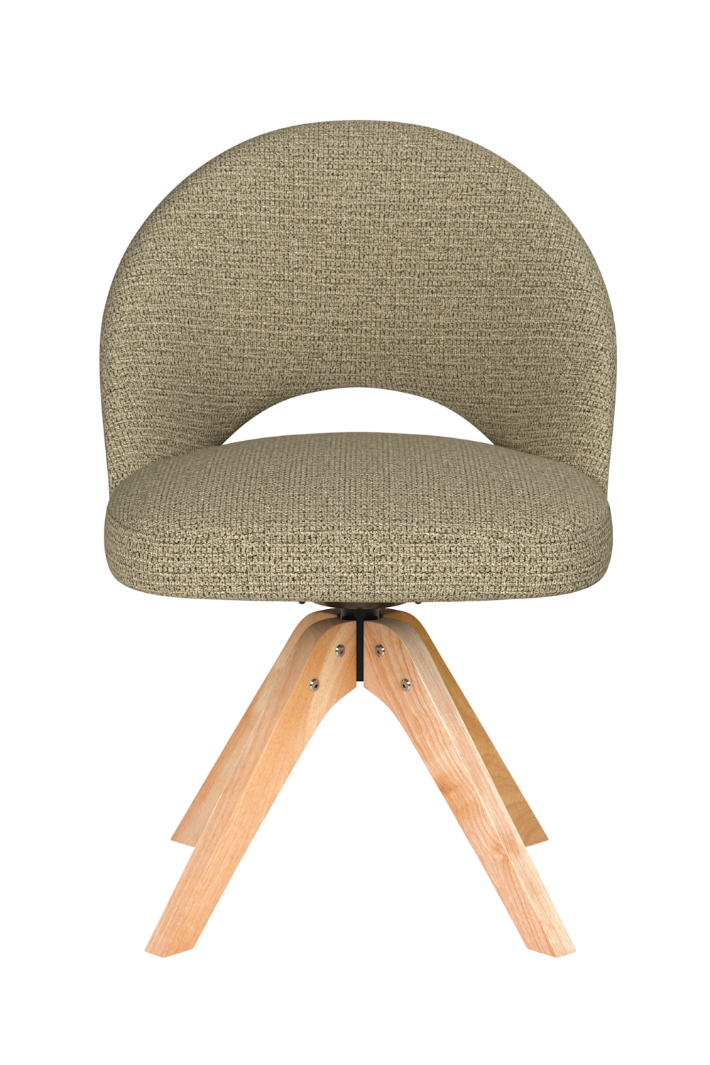 Cut-Out Wooden Swivel Chair | DF Mick | Oroa.com