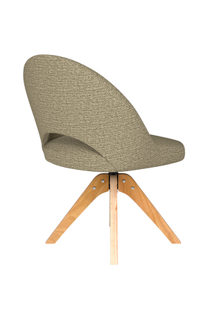 Cut-Out Wooden Swivel Chair | DF Mick | Oroa.com