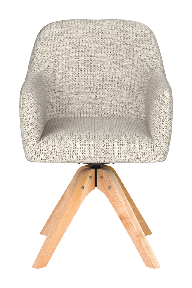 Upholstered Wooden Swivel Armchair | DF Otis | Oroa.com