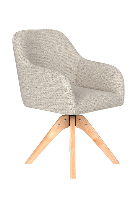 Upholstered Wooden Swivel Armchair | DF Otis | Oroa.com