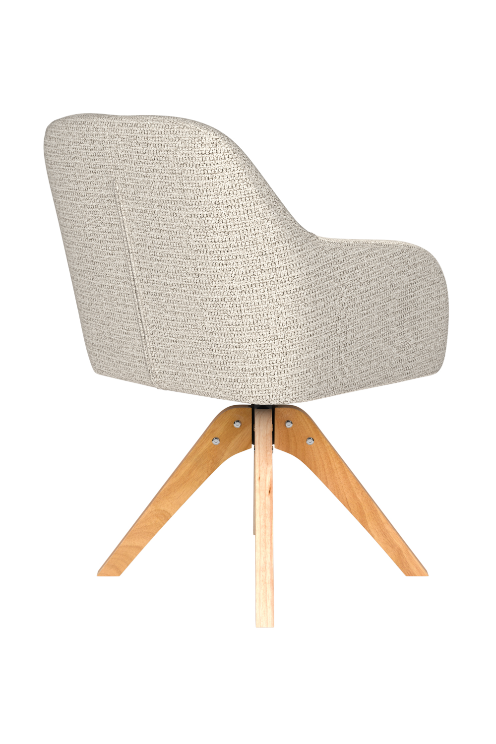 Upholstered Wooden Swivel Armchair | DF Otis | Oroa.com