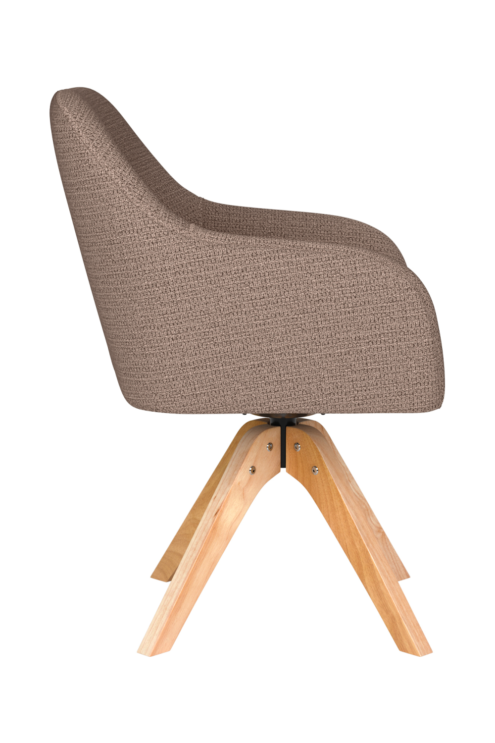 Upholstered Wooden Swivel Armchair | DF Otis | Oroa.com