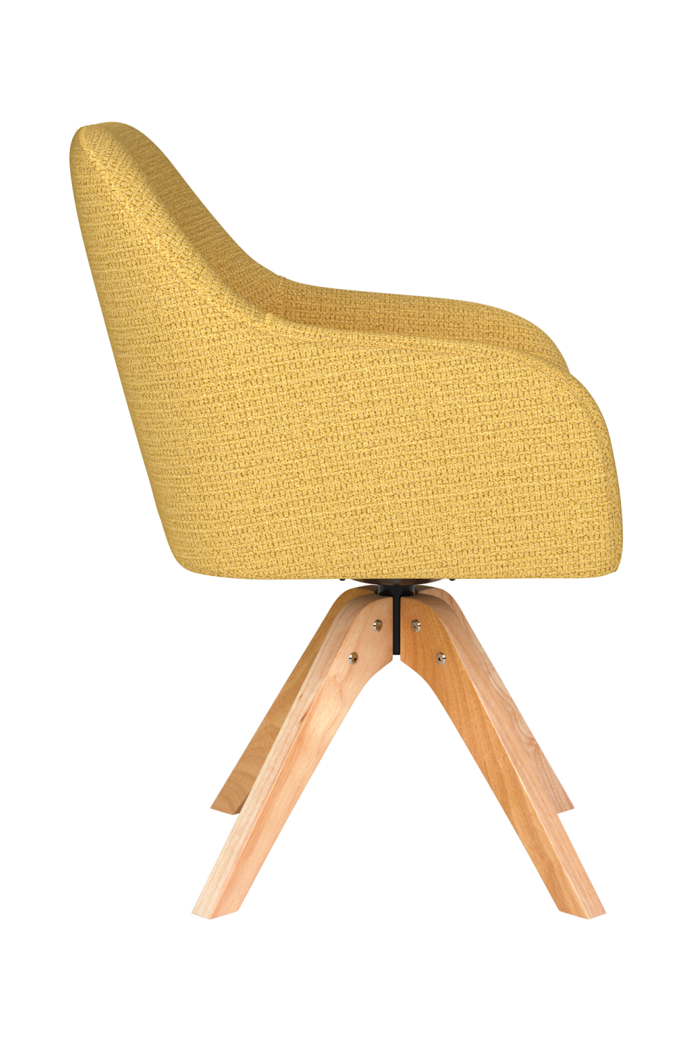 Upholstered Wooden Swivel Armchair | DF Otis | Oroa.com