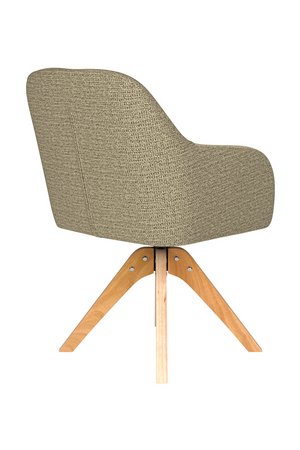 Upholstered Wooden Swivel Armchair | DF Otis | Oroa.com
