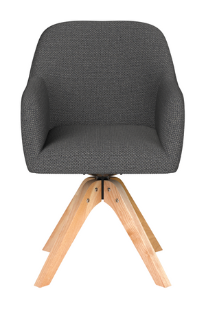 Upholstered Wooden Swivel Armchair | DF Otis | Oroa.com
