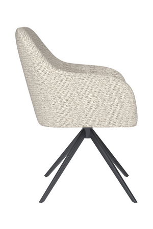 Upholstered Dining Swivel Armchair | DF Otis | OROA.com