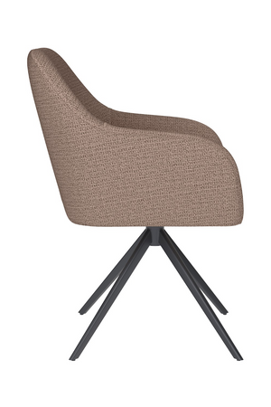 Upholstered Dining Swivel Armchair | DF Otis | OROA.com