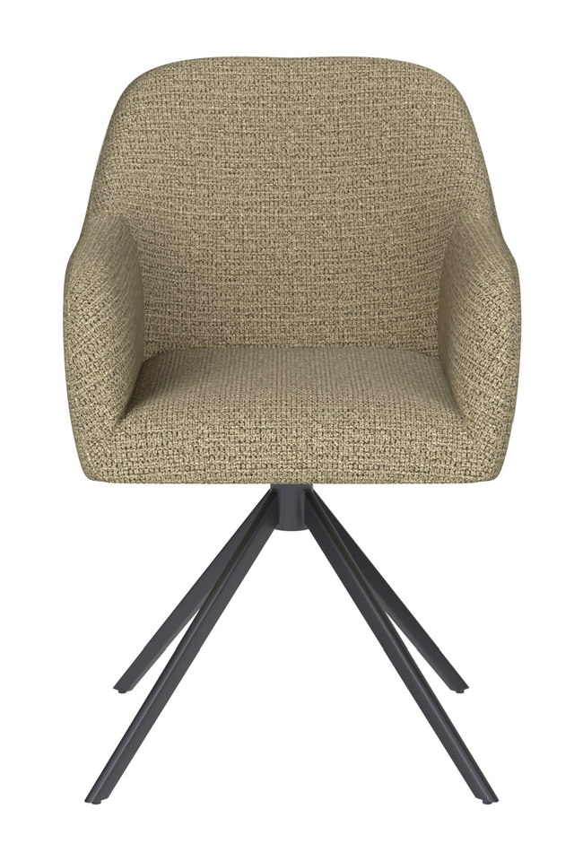 Upholstered Dining Swivel Armchair | DF Otis | OROA.com