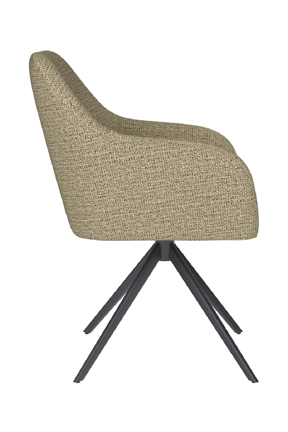 Upholstered Dining Swivel Armchair | DF Otis | OROA.com
