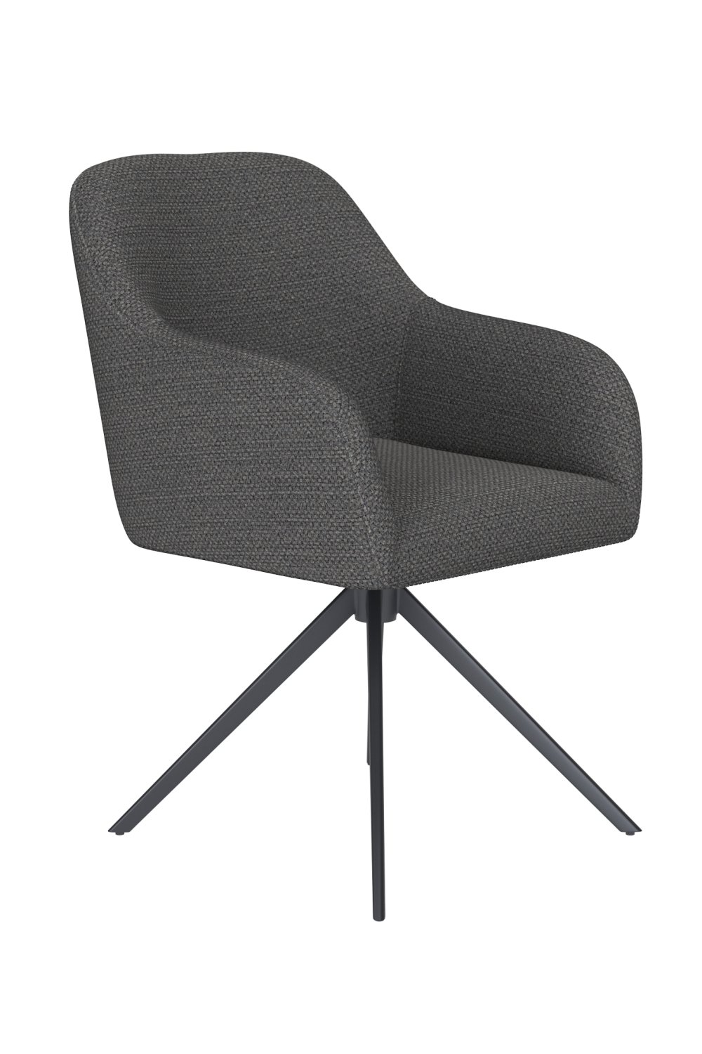Upholstered Dining Swivel Armchair | DF Otis | OROA.com